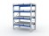 Стеллаж с выкатными платформами S-HEAVY 1000/1300 (4 яруса хранения) купить в Воронеже