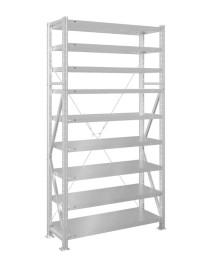 Стеллаж MS U 2000x1500x600 9 полок (300 кг, металл) Стеллаж MS U 2000x1500x600 9 полок (300 кг, металл)