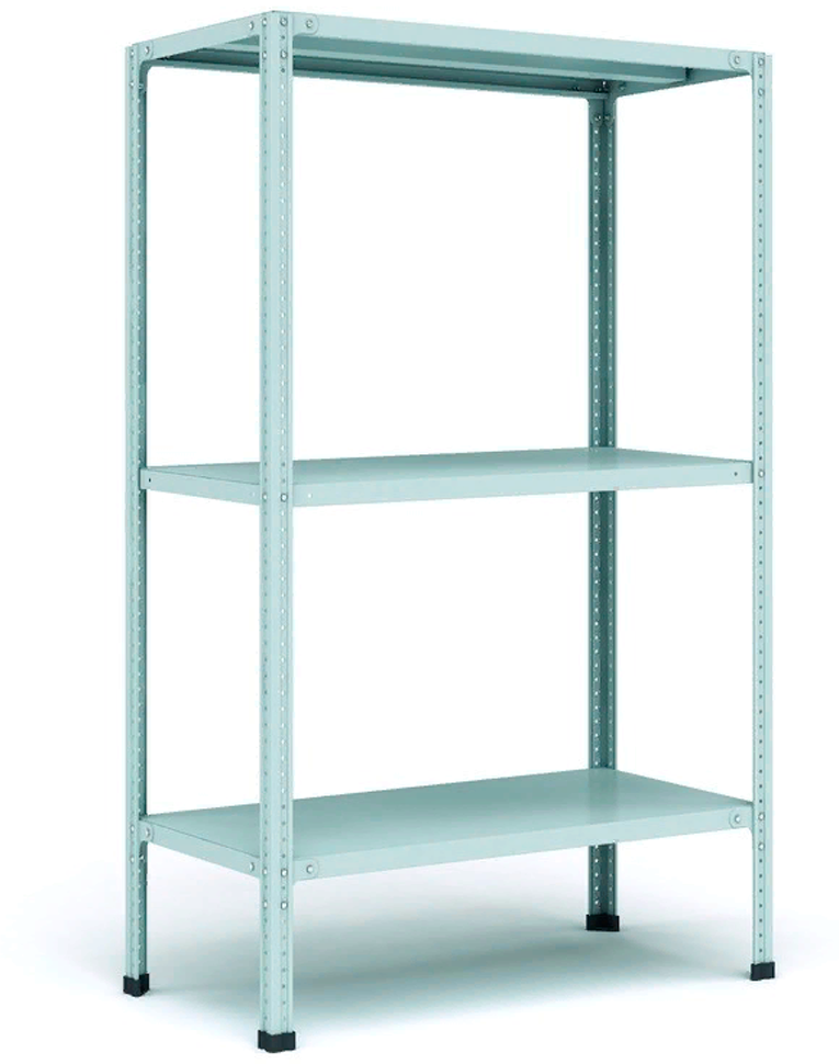 Стеллаж металлический Титан МС-500 1000х1000х600 3 полки купить в Воронеже Стеллаж металлический Титан МС-500 1000х1000х600 3 полки купить в Воронеже