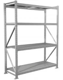 Стеллаж MS Profi 2000х1200х500 4 полки Стеллаж MS Profi 2000х1200х500 4 полки