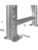 Стеллаж MS U 2500x1200x500 3 полки (400 кг, металл) купить в Воронеже