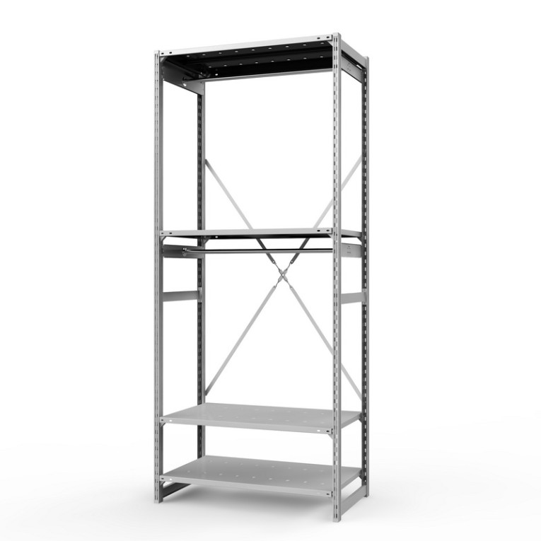 Стеллаж металлический ТСУ Универсал, 2500х1060х600 мм.Штанги: 2шт. Полки: металл перф. 4 шт. купить в Воронеже