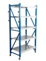 Стеллаж мобильный БиКом СТ-4 250x90x70 5 полок Стеллаж мобильный БиКом СТ-4 250x90x70 5 полок