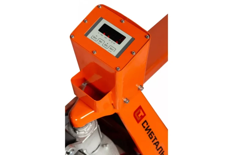 Гидравлическая тележка (рокла) ACR-ES c весами, 2,5 т, Вилы: 1150 Х 550, СибТаль, полиуретановые колеса купить в Воронеже