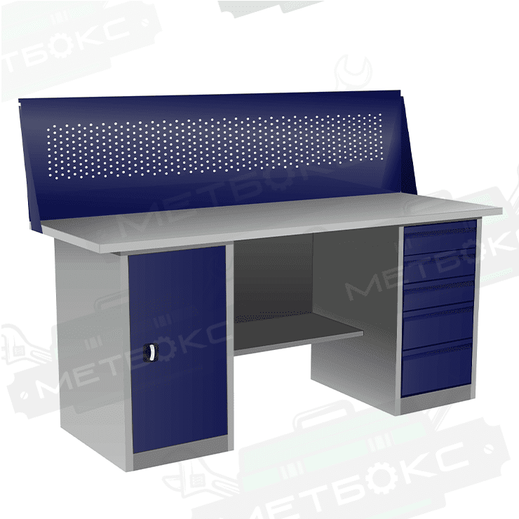 Верстак с тумбой и драйвером ВП-4/1,6 с экраном купить в Воронеже Верстак с тумбой и драйвером ВП-4/1,6 с экраном купить в Воронеже