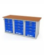 Верстак трехтумбовый WOKER PRO 3545.1800